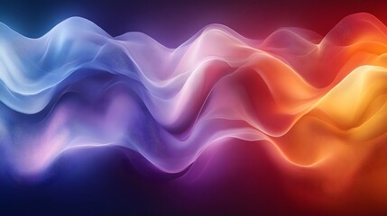 Fototapeta premium abstract background with wavy colors of different colors