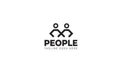 People Icon Logo with Vector File