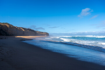 Clifton Beach and Twelve Apostles along the Great Ocean Road, Australia