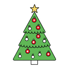 A music Christmas tree plays festive tunes while lighting up with synchronized colors, creating a joyful holiday atmosphere with sound and sparkle.
