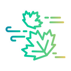 autumn Line Gradient Icon