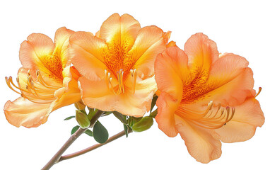 Fototapeta premium Oranges Flower on transparent background, png