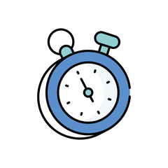 Stopwatch vector icon stock illustration