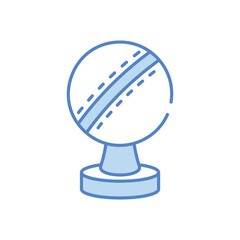 Baseball Trophy vector icon stock illustration