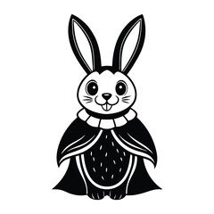 Obraz premium Halloween rabbit Svg