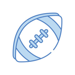 Rugby vector icon stock illustration