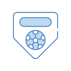 Flaglet vector icon stock illustration 