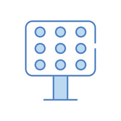 Floodlights vector icon stock illustration