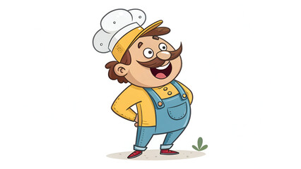 cartoon chef with a spoon