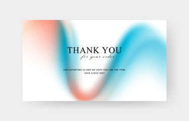 thank you card template, business card, aesthetic greeting card template, printable custom small business card	
