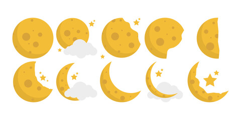 Space Moon Illustration