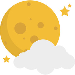 Space Moon Illustration