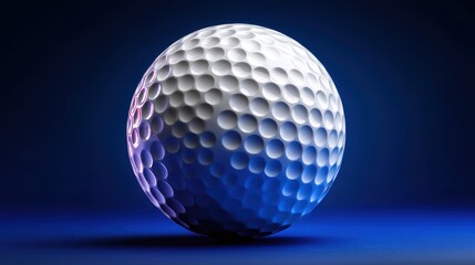 close up Stylish golf ball