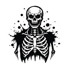 Fototapeta premium Skeleton Svg 