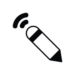 Stylus icon vector 