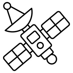 Satellite icon design 