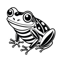 Naklejka premium Sweet Frog SVG
