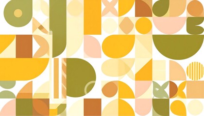 Abstract colorful shapes background