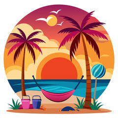 tropical beach background