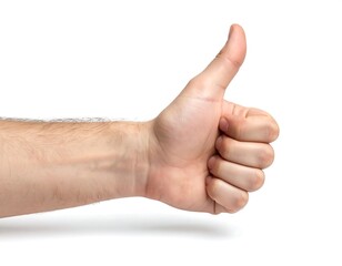 Thumbs up gesture hand image