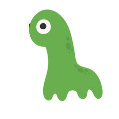 illustration of a green dinosaur