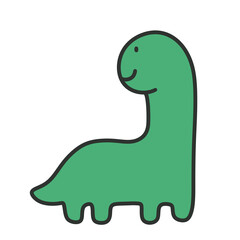 Obraz premium green dinosaur toy