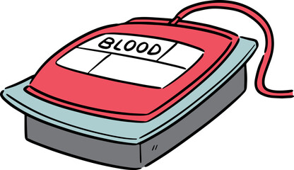 Illustration of blood bag
