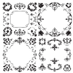 set of vintage frames