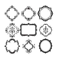 set of vintage frames