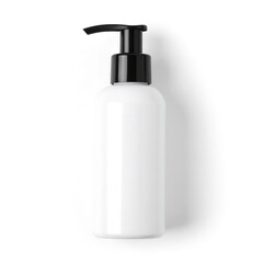  Pump Bottle Mockup – Top Angle on White Background