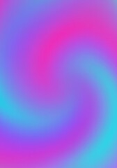 Abstract swirl of vibrant, soft-focus, gradient colors