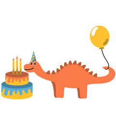 Cute Dinosaur Birthday