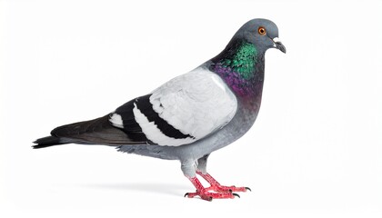 Fototapeta premium Pigeon bird isolated on a white background