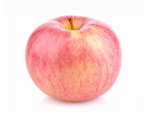 Pink lady apple isolated on white background