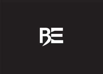 BE EB creative initial logo design 