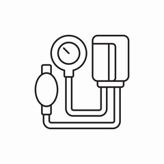 water motor pressure icon vector sign