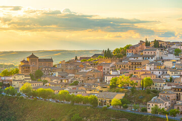 Toledo city skyline, cityscape of  Spain