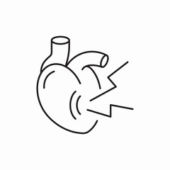 heartbeat icon vector sign