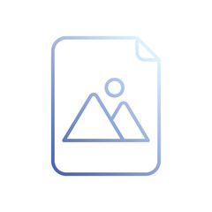 Image File icon vector 