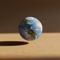 globe on the ground