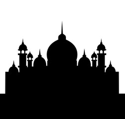 mosque silhouette