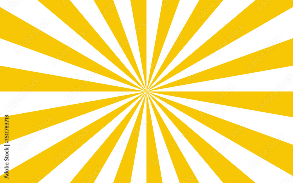 Leinwandbilder abstract symmetrical radial burst background featuring alternating dark yellow and forest green rays