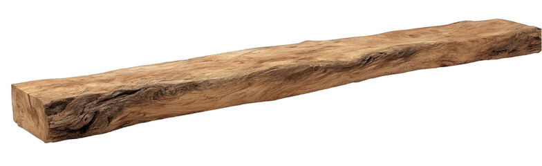 A long, rectangular piece of wood with a natural, wood grain pattern