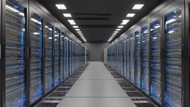 Data Center Servers Hosting Information Technology