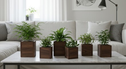 Natural Beauty: Simple Greenery in a Modern Space