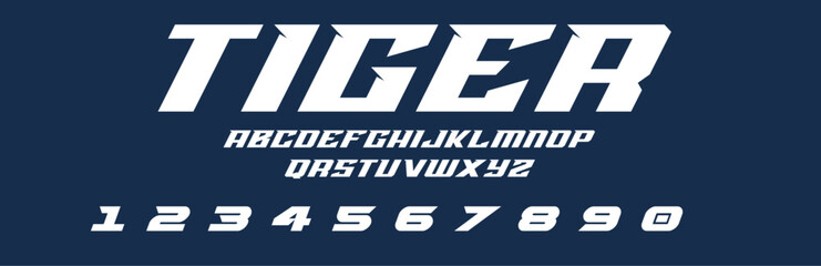 Tiger Racing lettering vector graphic apparel clothing prints eps svg png. Typography Fonts graphics designs posters stickers. Download it Now in high resolution format and print it in any size