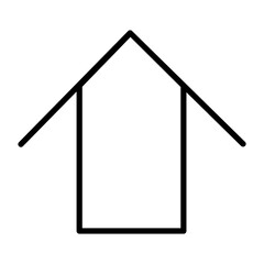 Up arrow vector web icon. Scroll illustration sign. Direction symbol. Arrow logo. Up web symbol.