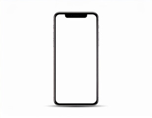 Smartphone Advertisement Featuring Phone 4 on Clean White Background for Product Display