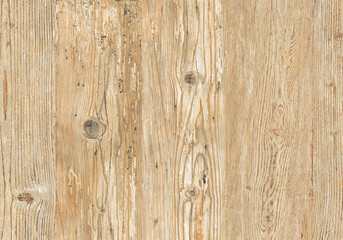 Natural wood texture background, a brown-colored surface with cracks and knots, is used for...