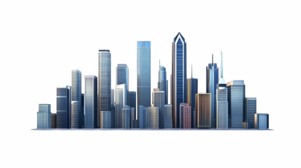 skyscrapers in the city